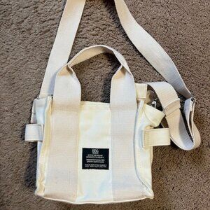 URBAN OUTFITTERS BDG Women's Serena Mini Tote Bag Purse - Creamy Ivory